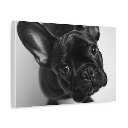 Buldog Francuski z Bliska - Foto Realistyczny Obraz na Ścianę
