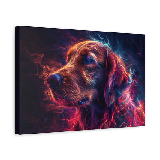 Energia Golden Retrievera - Obraz Golden Retriever