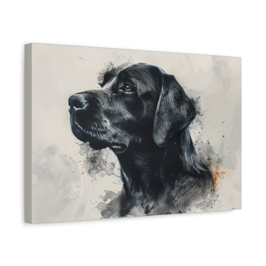 Esencja Spokoju i Oddania Czarnego Labradora - Portret