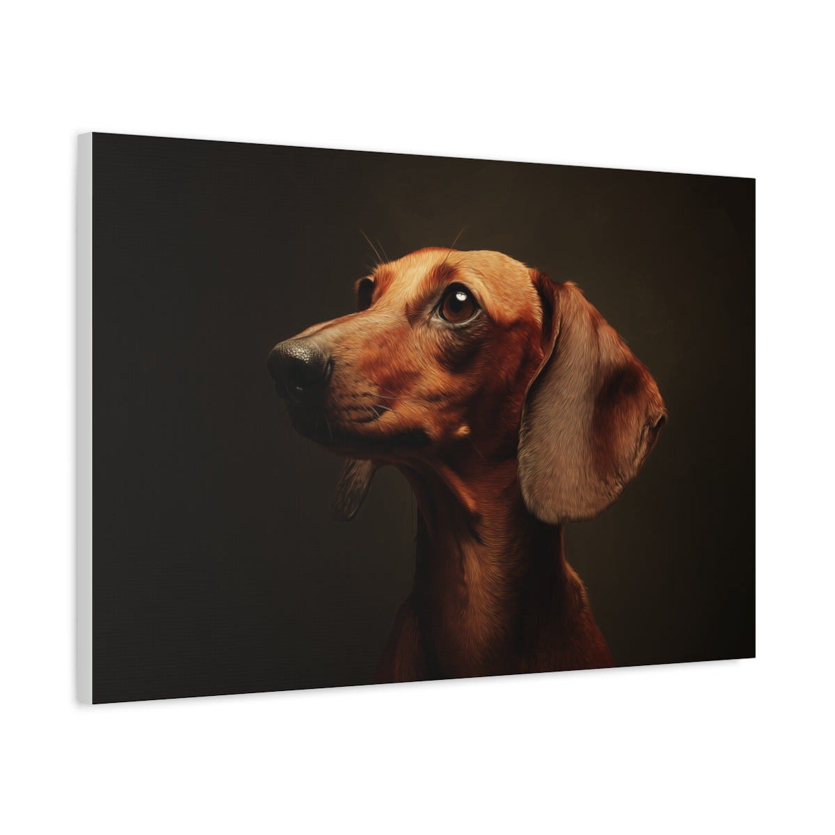 Portret Jamnika – Klasyczna Ilustracja Psa w Stylu Realistycznym