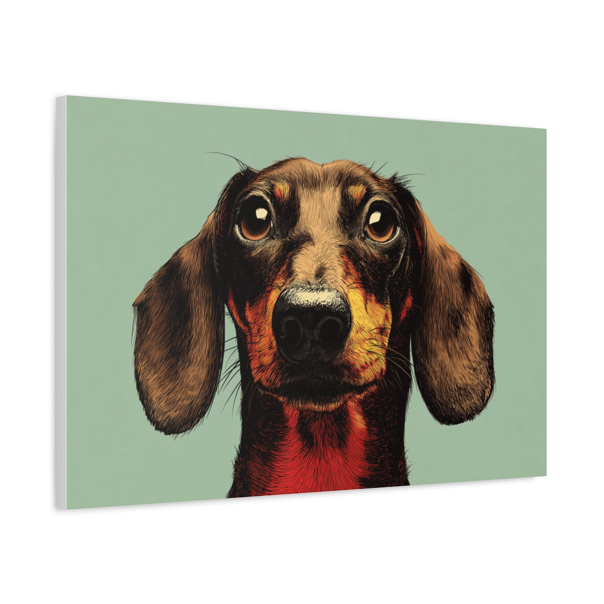 Portret Jamnika – Nowoczesna Ilustracja Artystyczna