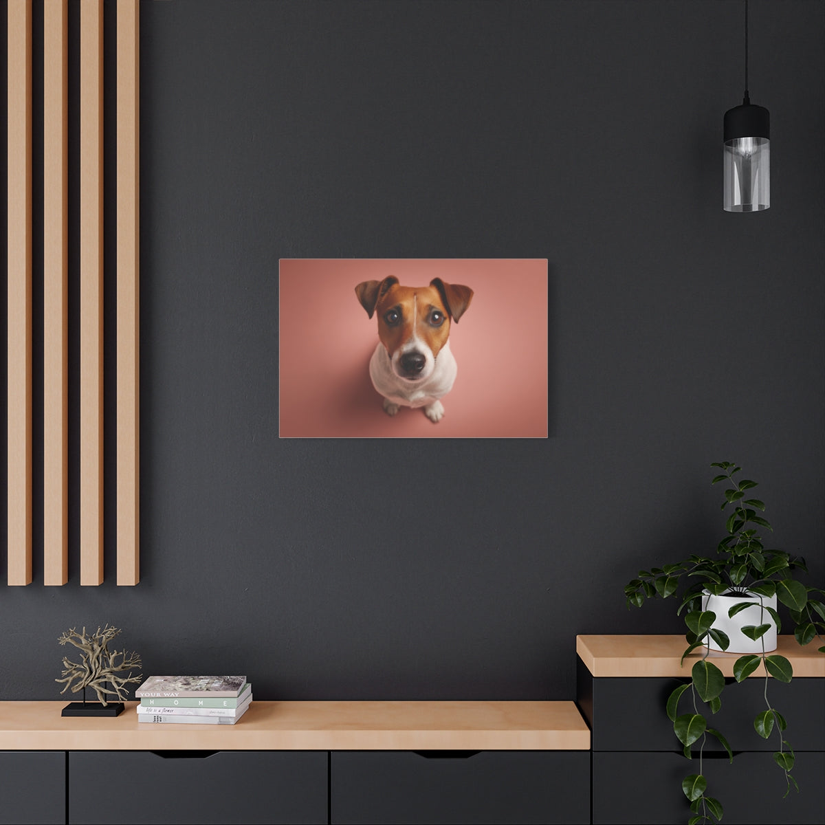 Jack Russell Terrier z Góry – Fotorealistyczny Portret Psa