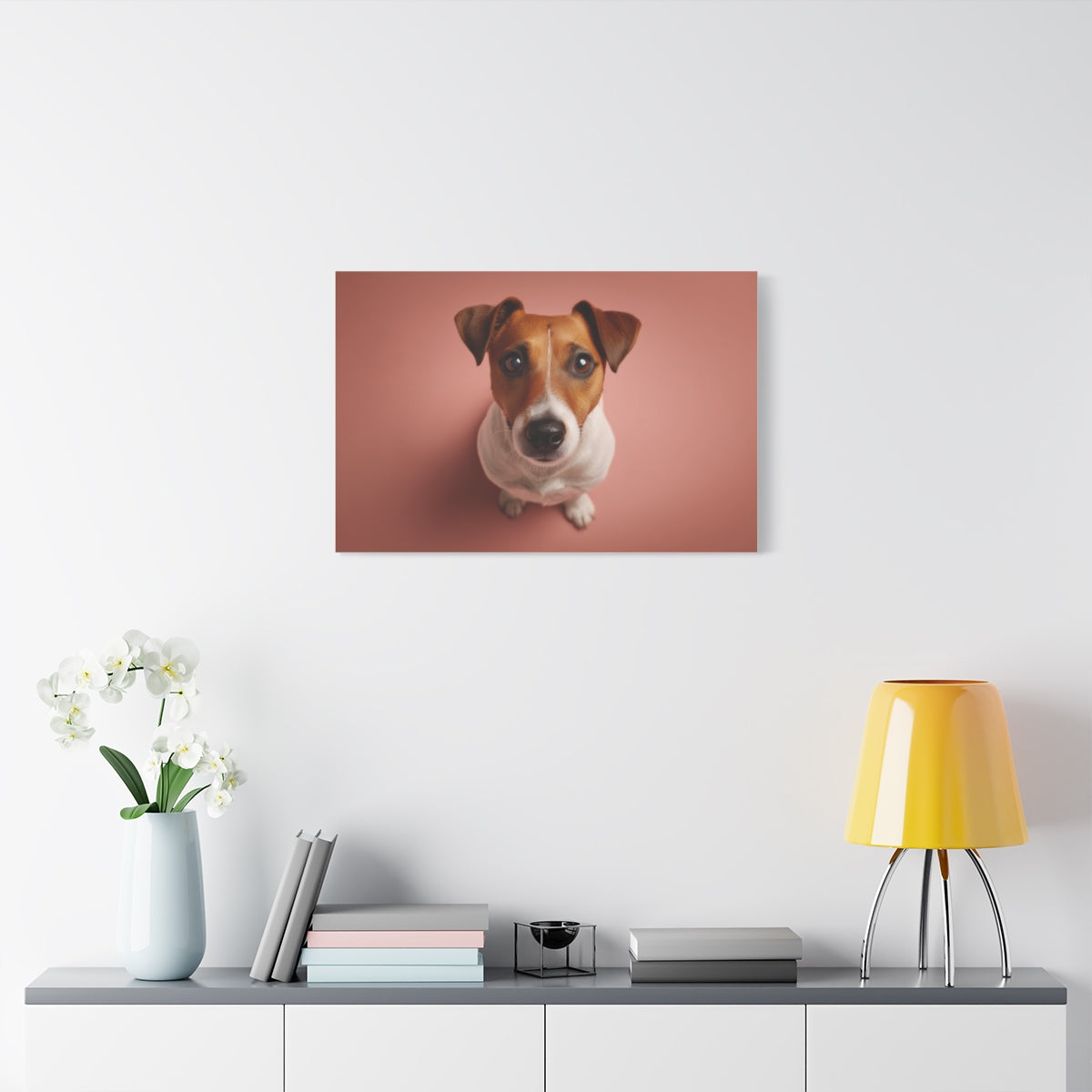 Jack Russell Terrier z Góry – Fotorealistyczny Portret Psa