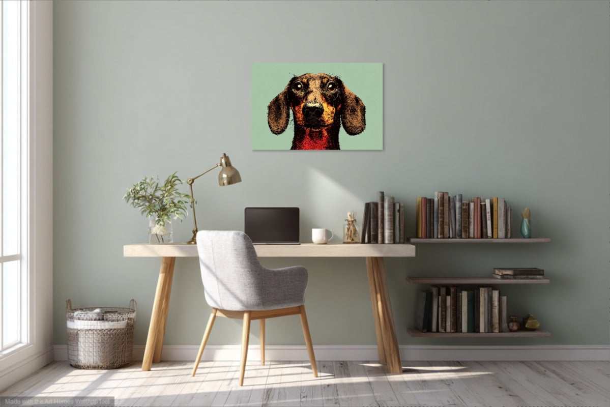 Portret Jamnika – Nowoczesna Ilustracja Artystyczna