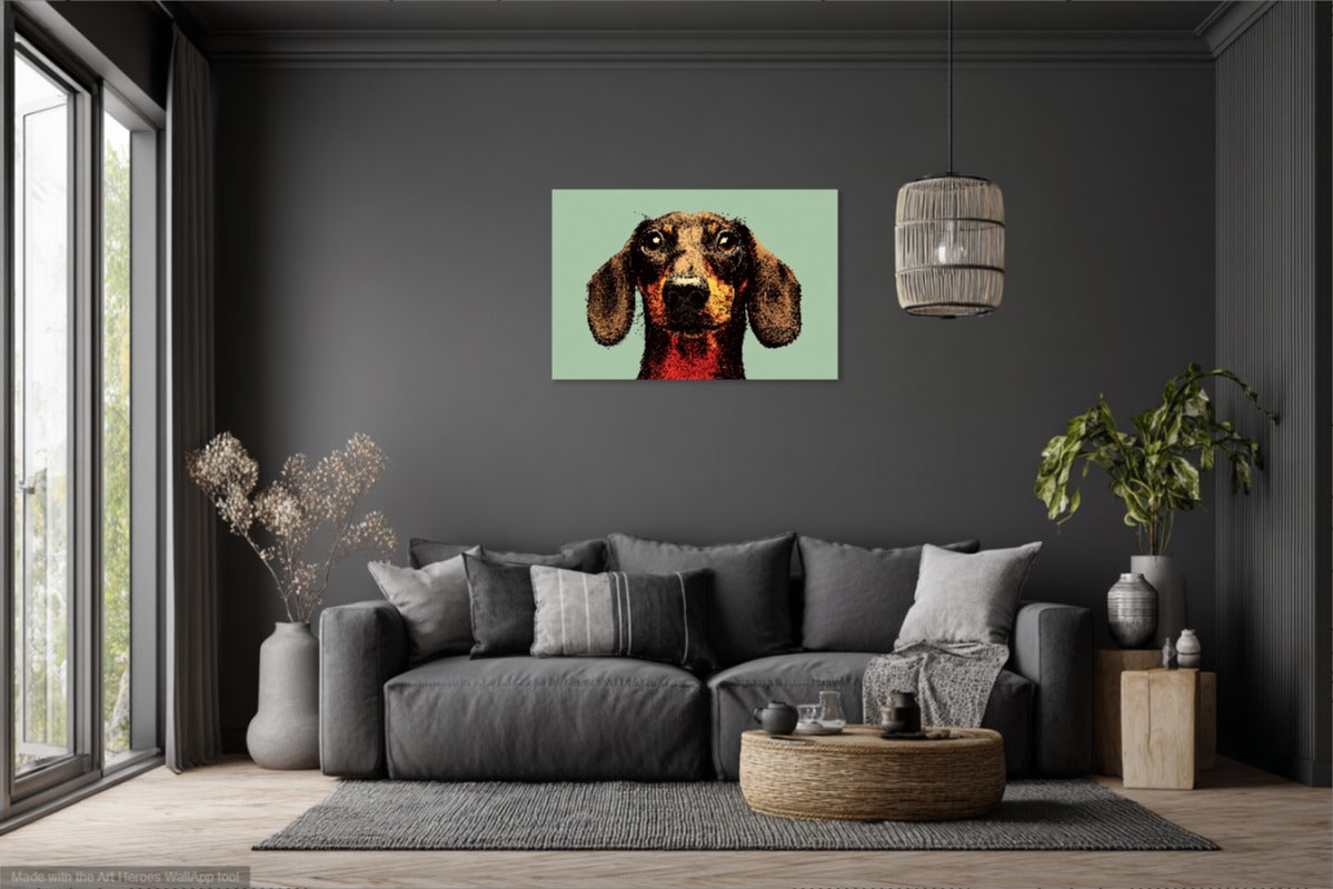 Portret Jamnika – Nowoczesna Ilustracja Artystyczna