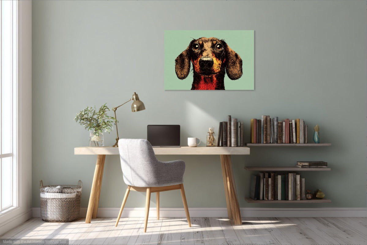 Portret Jamnika – Nowoczesna Ilustracja Artystyczna