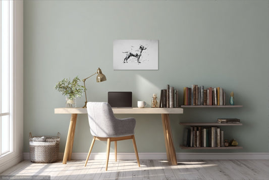 Anatomiczny Szkic Jack Russell Terriera – Minimalistyczna Grafika